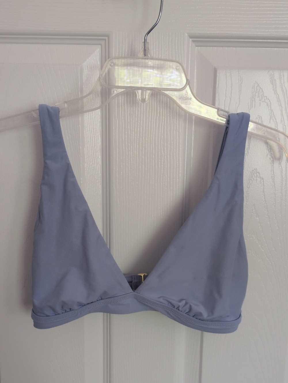 Antonio Melani Light Blue Triangle Bikini Top - M